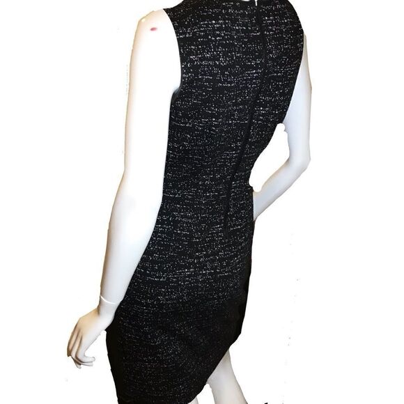 Vince Camuto Lace Marbleized Sleeveless Dress Black Size 4 - Picture 10 of 12